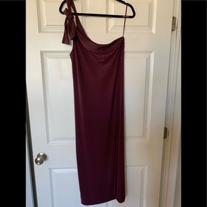 One tie shoulder dress!